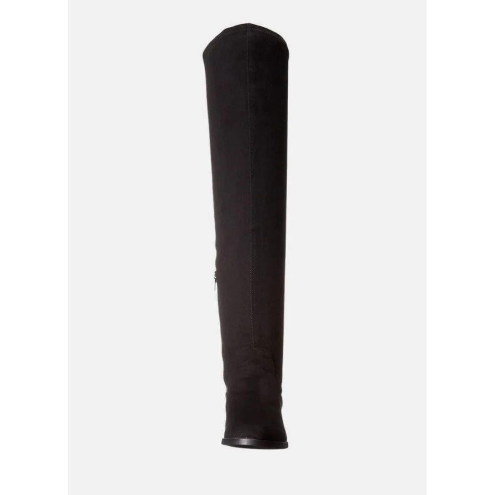 Kenneth Cole Reaction Womens Wind-Y Black Textile Over the Knee Boots Size 9